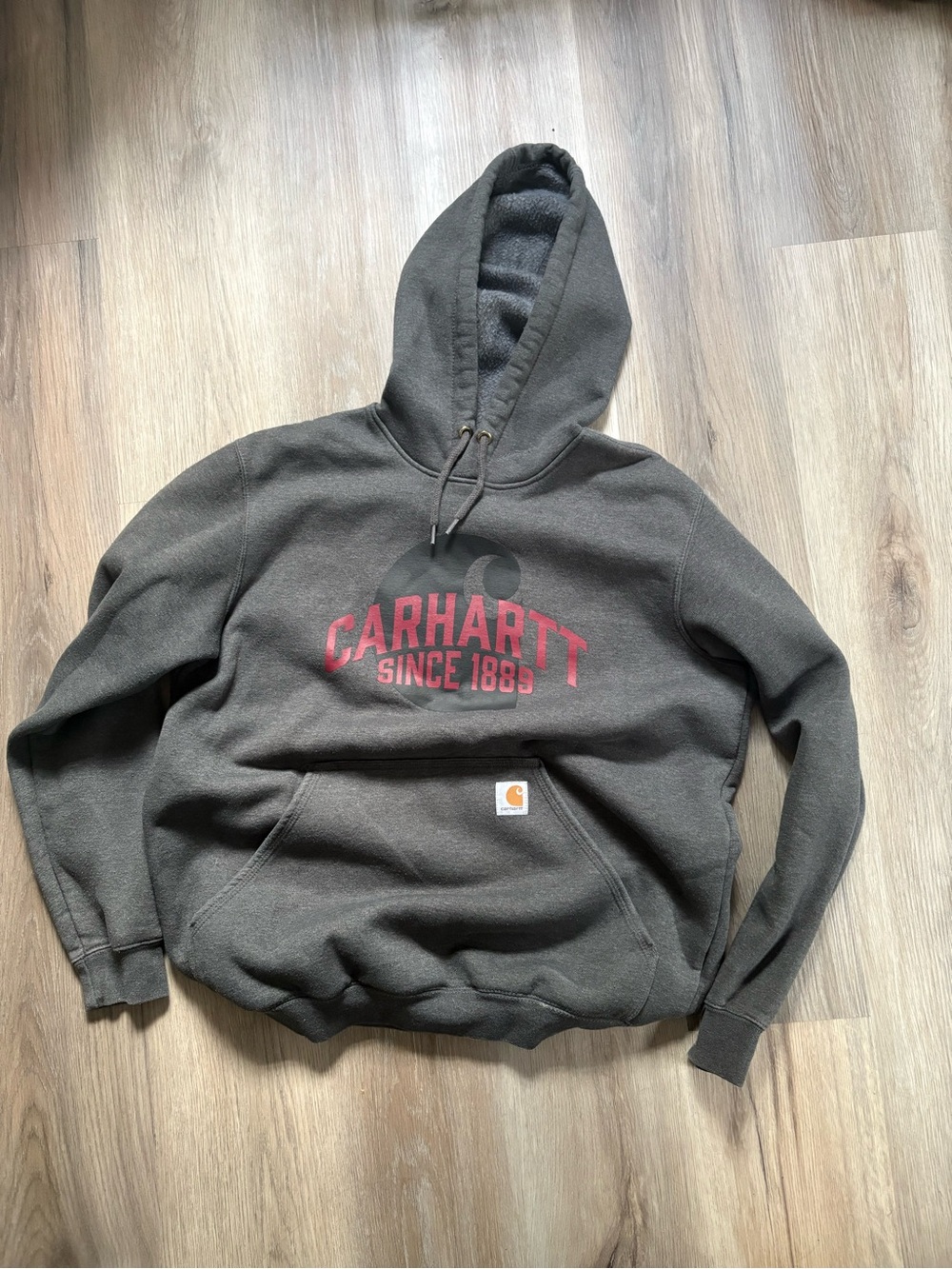 Carhartt dark grey hoodie
